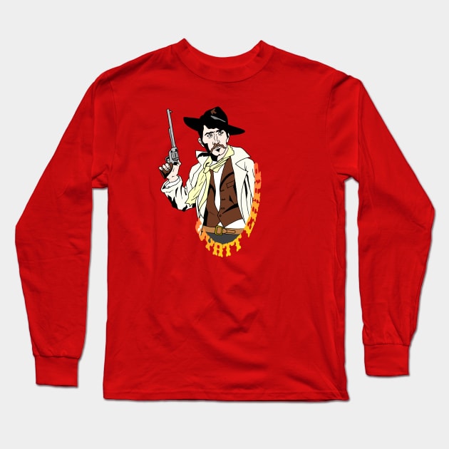 Wyatt Earp Long Sleeve T-Shirt by FieryWolf